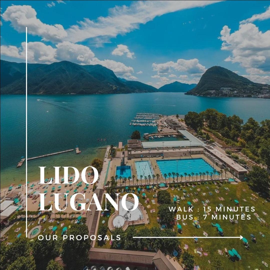 Gotthard House Lägenhet Lugano Exteriör bild